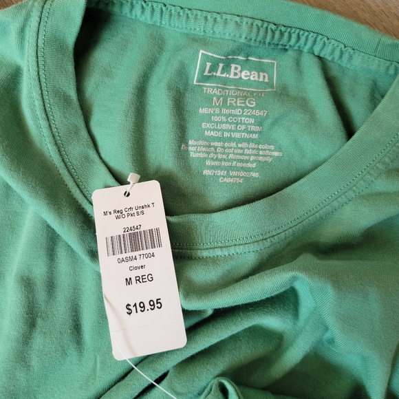 L.L. Bean Men's Med T-shirt - Picture 2 of 5
